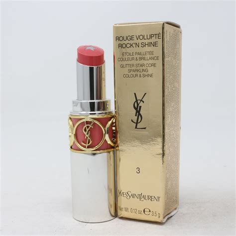 Yves Saint Laurent Ladies Rouge Volupte Rock'N Shine Lipstick 